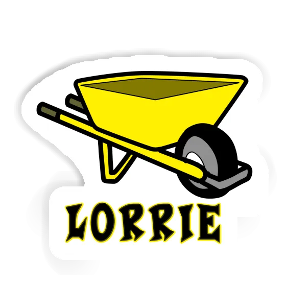 Sticker Wheelbarrow Lorrie Laptop Image