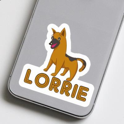 Lorrie Sticker Sheperd Dog Laptop Image