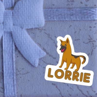 Lorrie Autocollant Chien de berger Laptop Image