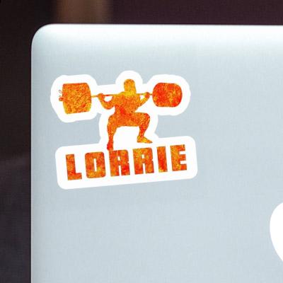 Lorrie Sticker Weightlifter Image