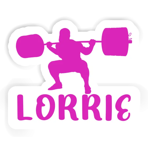 Lorrie Sticker Weightlifter Notebook Image