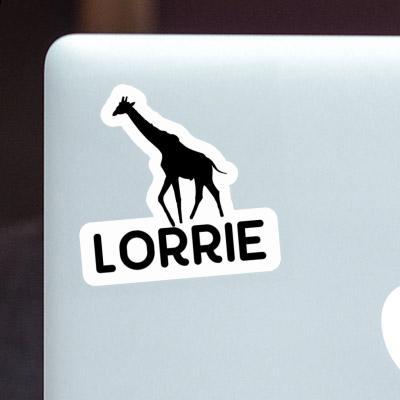 Girafe Autocollant Lorrie Laptop Image