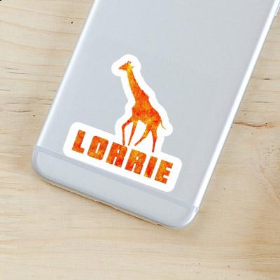 Autocollant Lorrie Girafe Laptop Image