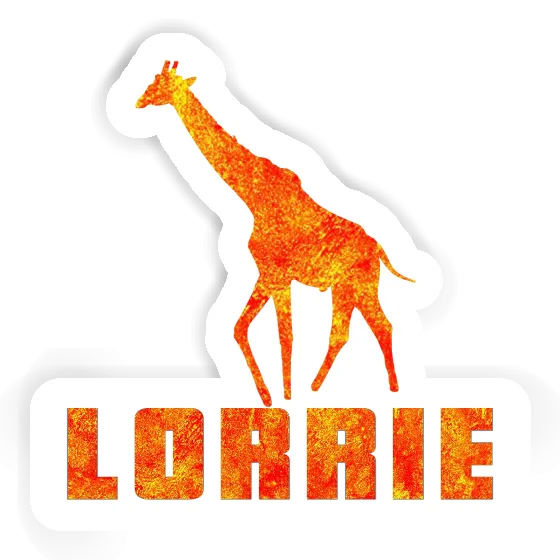 Autocollant Lorrie Girafe Gift package Image