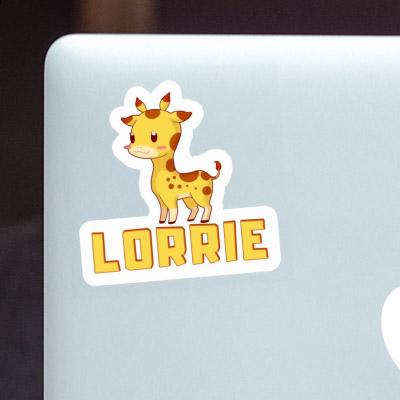 Lorrie Autocollant Girafe Laptop Image