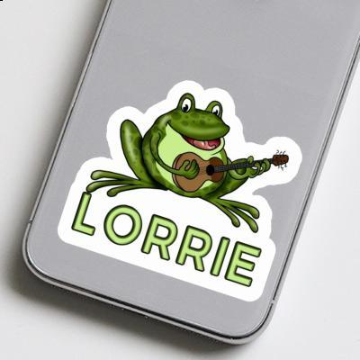 Lorrie Autocollant Grenouille à guitare Laptop Image