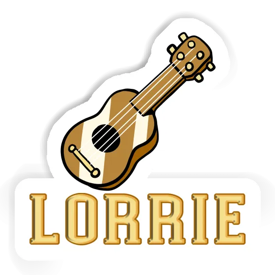 Autocollant Lorrie Guitare Notebook Image