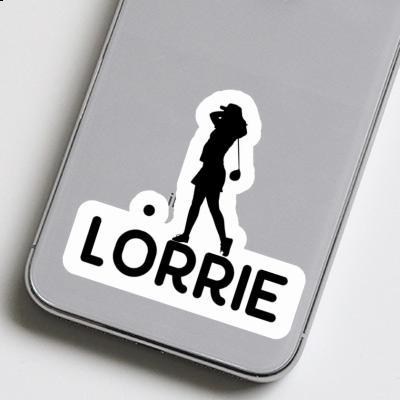 Sticker Lorrie Golfer Notebook Image