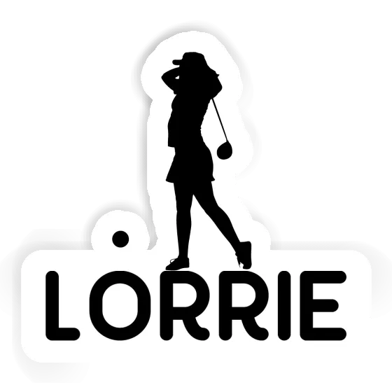 Sticker Lorrie Golfer Laptop Image