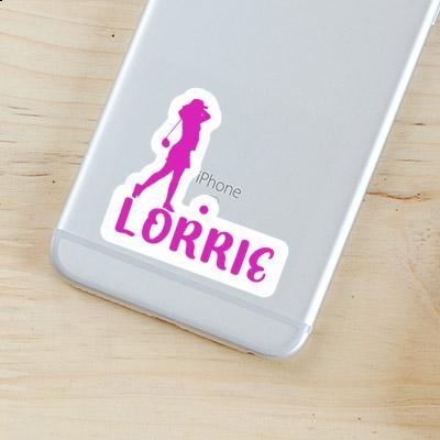 Sticker Golferin Lorrie Notebook Image