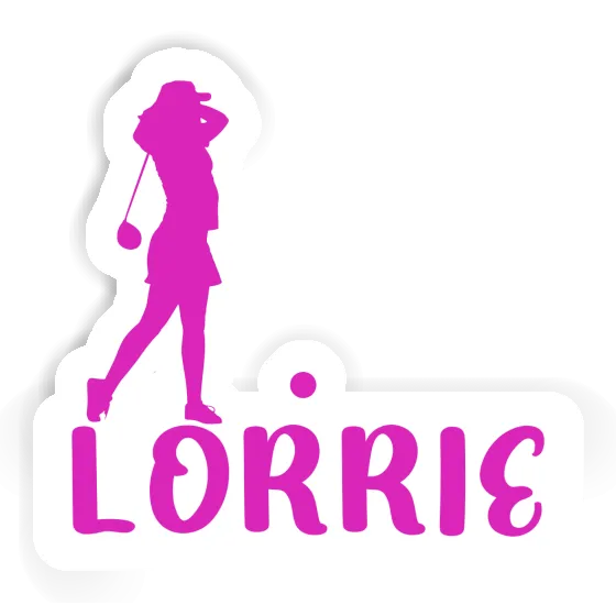 Sticker Golferin Lorrie Laptop Image