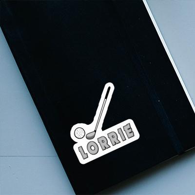 Lorrie Sticker Golf Club Notebook Image