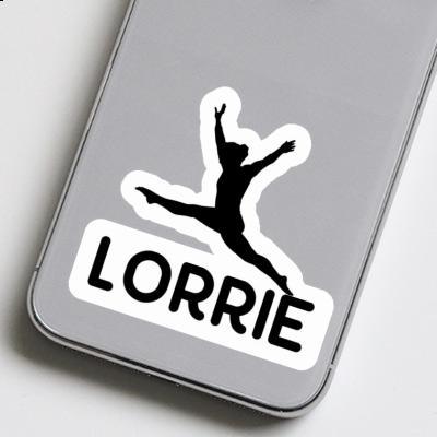 Lorrie Sticker Gymnast Laptop Image