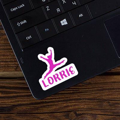 Autocollant Lorrie Gymnaste Laptop Image