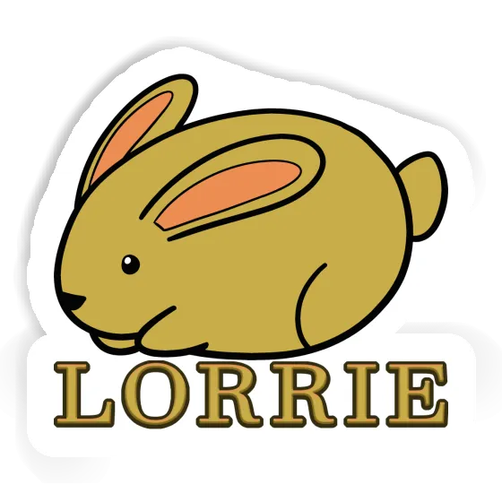 Lapin Autocollant Lorrie Image