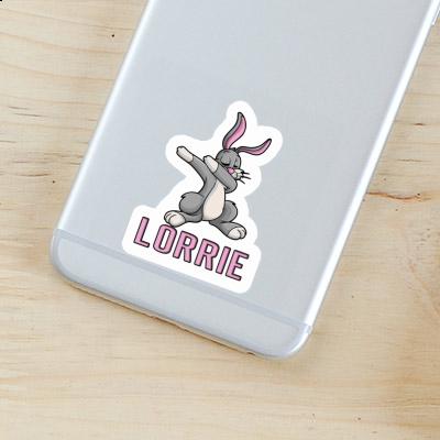 Lorrie Sticker Dabbing Hare Image