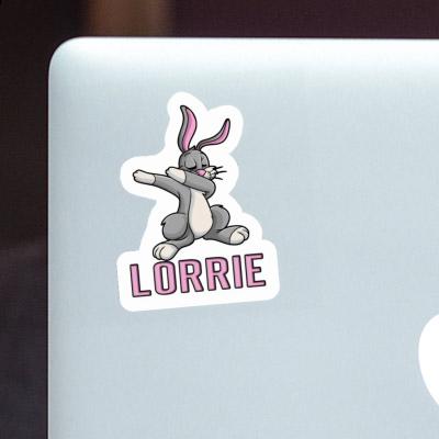 Lorrie Sticker Dabbing Hare Notebook Image