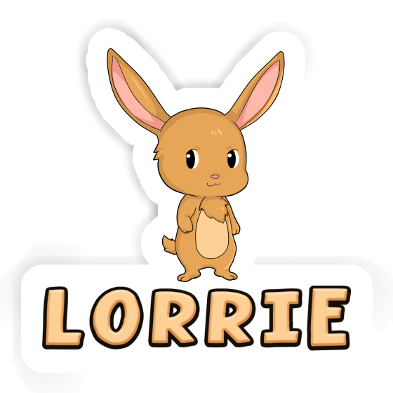 Lorrie Autocollant Lapin de Pâques Gift package Image