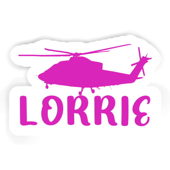 Lorrie Sticker Helicopter Image