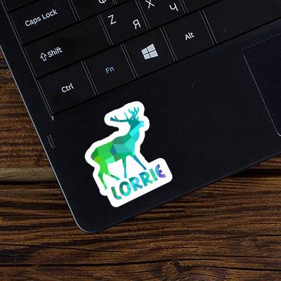 Lorrie Sticker Deer Laptop Image