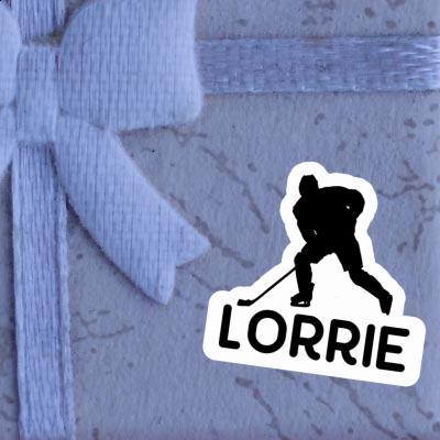 Lorrie Sticker Eishockeyspieler Laptop Image