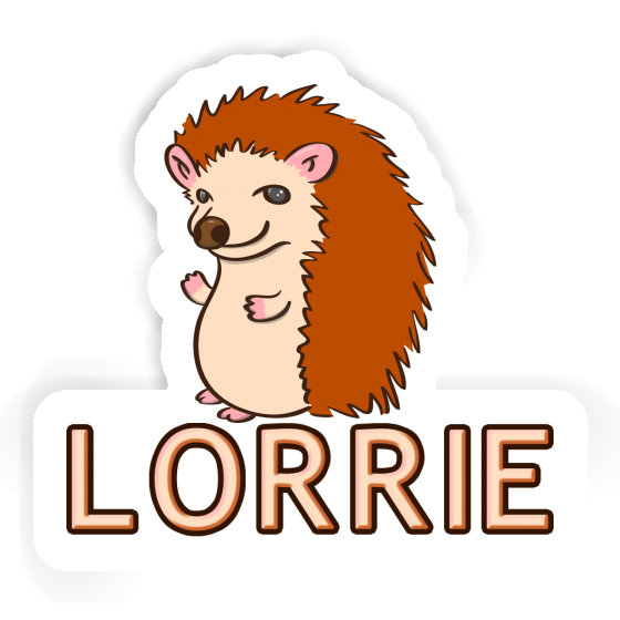 Lorrie Sticker Hedgehog Laptop Image