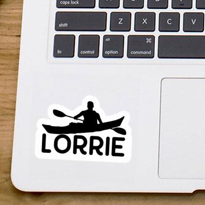 Lorrie Aufkleber Kajakfahrer Laptop Image