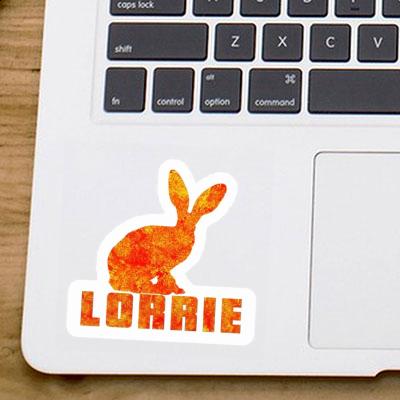 Lapin Autocollant Lorrie Laptop Image