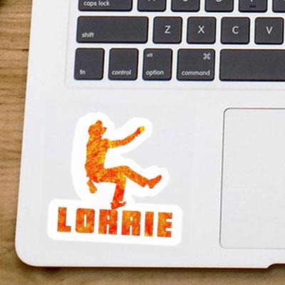 Lorrie Sticker Kletterer Laptop Image