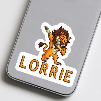 Lorrie Autocollant Lion Laptop Image