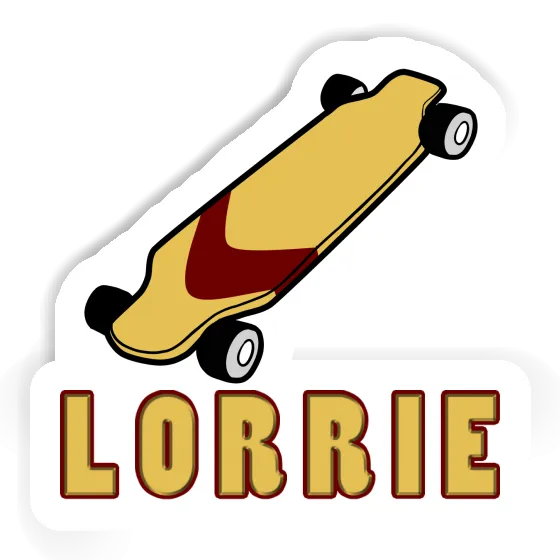 Lorrie Autocollant Skateboard Notebook Image