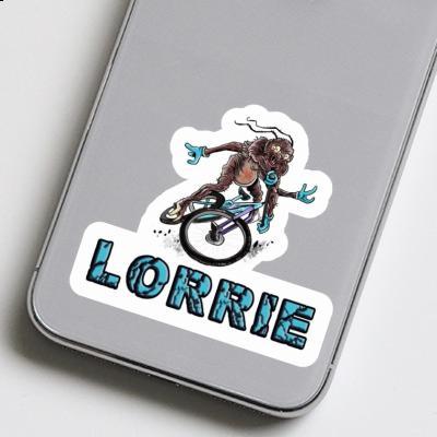 Lorrie Sticker Biker Laptop Image