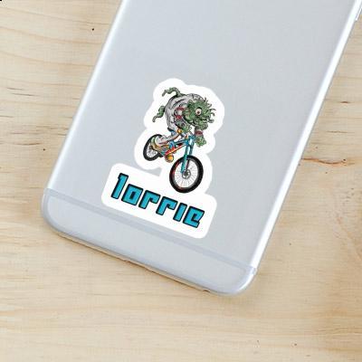 Downhill-Biker Sticker Lorrie Image