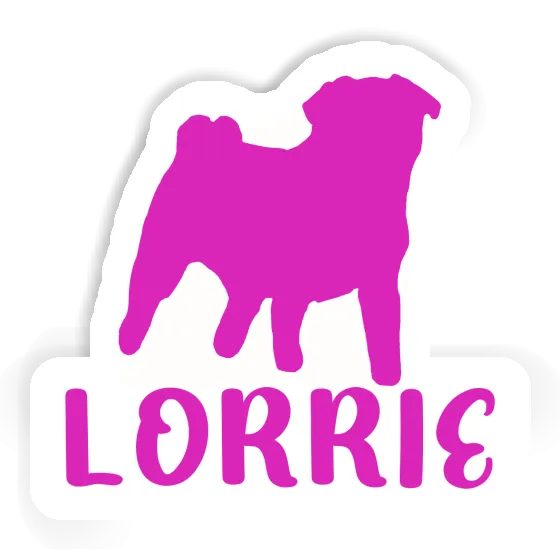 Sticker Lorrie Mops Laptop Image