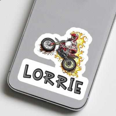 Dirt Biker Sticker Lorrie Laptop Image