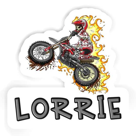 Dirt Biker Sticker Lorrie Image