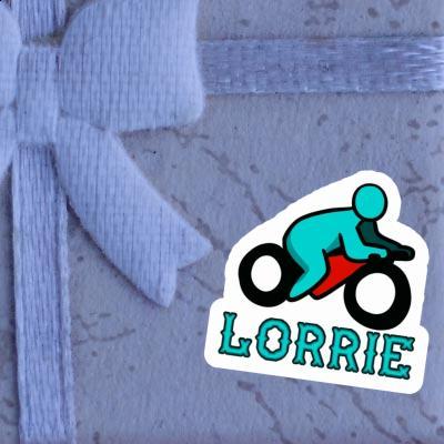 Sticker Lorrie Motorbike Driver Notebook Image