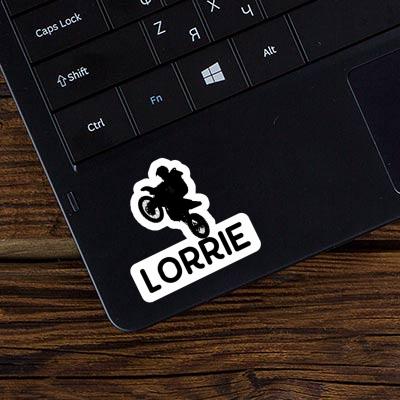 Sticker Lorrie Motocross-Fahrer Gift package Image