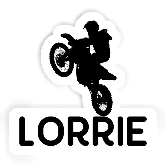 Sticker Lorrie Motocross-Fahrer Gift package Image