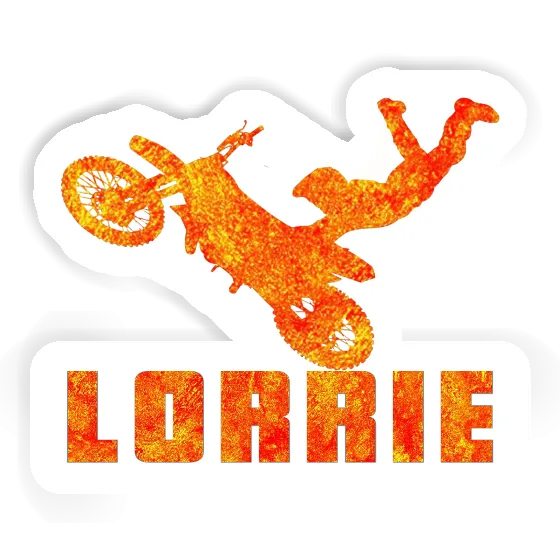 Lorrie Autocollant Motocrossiste Laptop Image