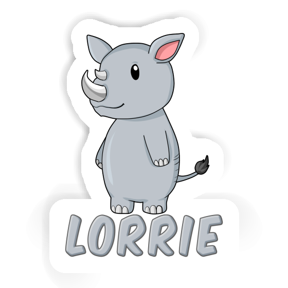 Nashorn Sticker Lorrie Laptop Image