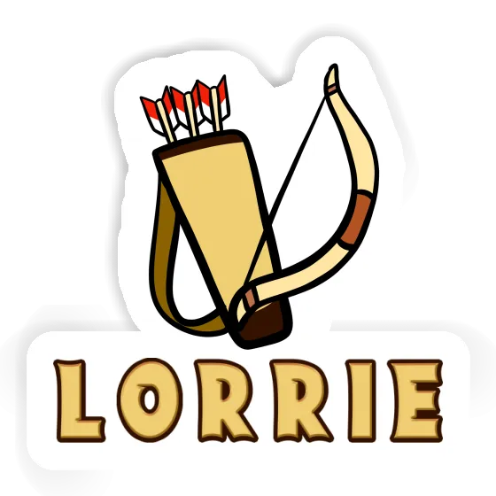 Sticker Arrow Bow Lorrie Laptop Image