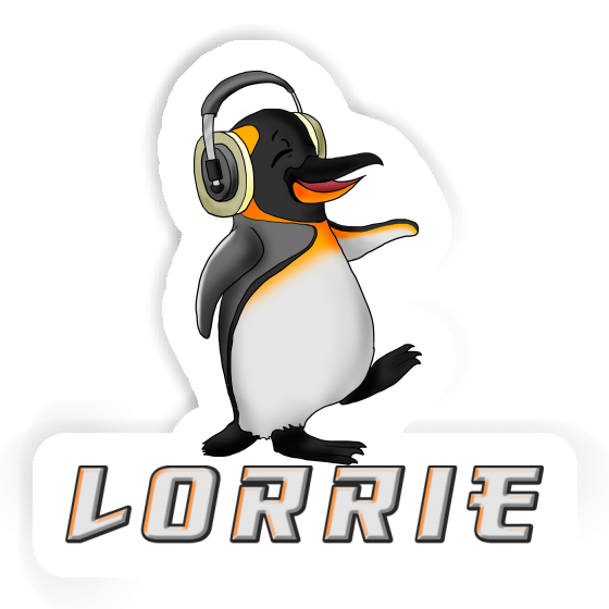 Lorrie Aufkleber Musik-Pinguin Laptop Image