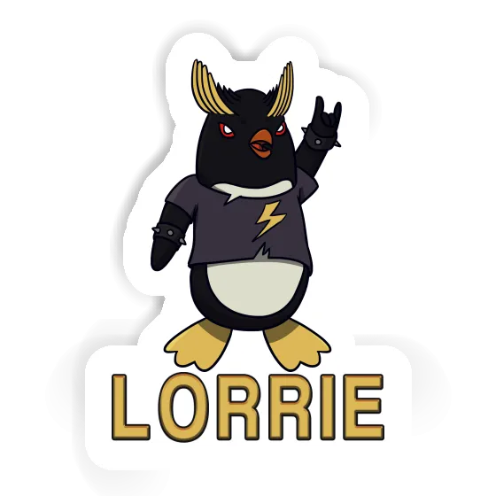 Sticker Rocking Penguin Lorrie Laptop Image