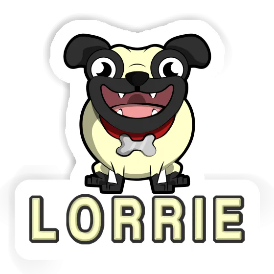 Lorrie Sticker Pug Gift package Image