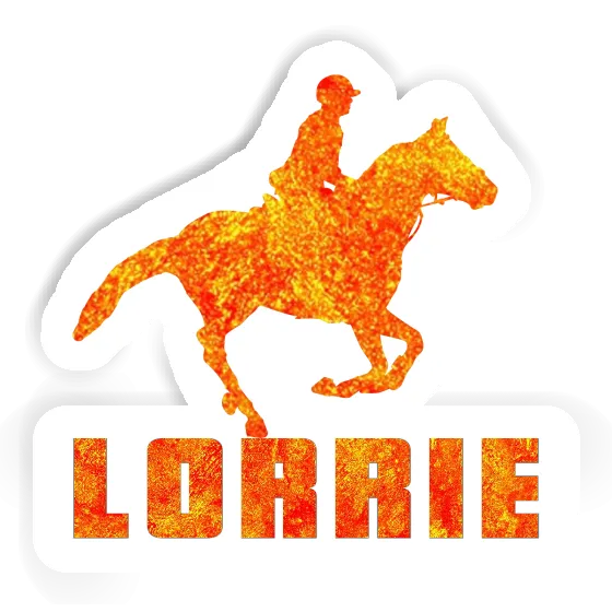 Lorrie Autocollant Cavalière Image