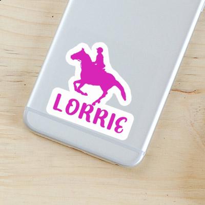 Sticker Reiterin Lorrie Laptop Image