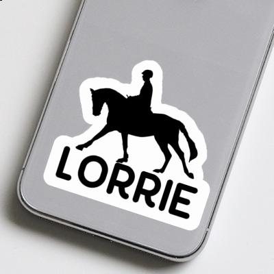 Lorrie Sticker Horse Rider Notebook Image