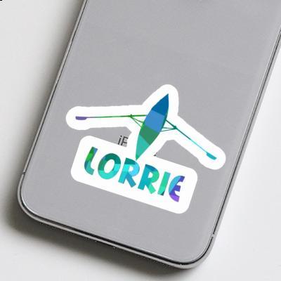 Lorrie Sticker Ruderboot Laptop Image