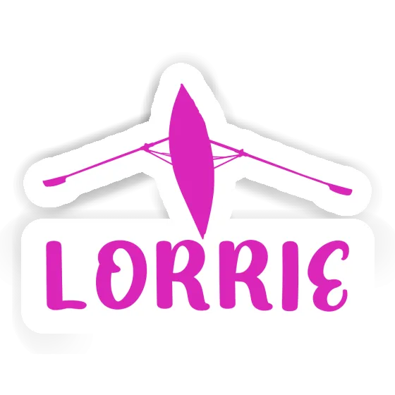 Lorrie Sticker Rowboat Image